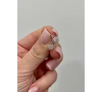 Detské náušnice z bieleho zlata 4334