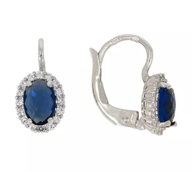 Náušnice z bieleho zlata 3278