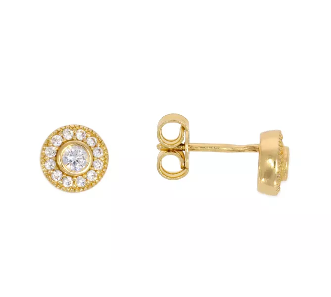 Zlaté náušnice 3637