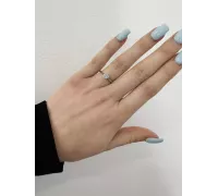 Prsteň z bieleho zlata 2531