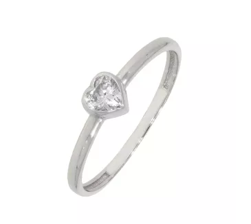 Prsteň z bieleho zlata 2531