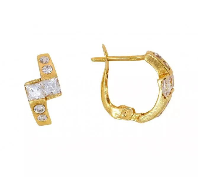 Zlaté náušnice 1870