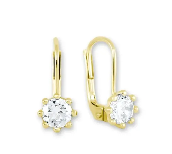 Zlaté náušnice 2345