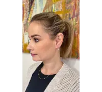 Náušnice z bieleho zlata 4349