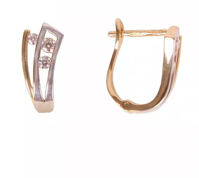 Zlaté náušnice 1159