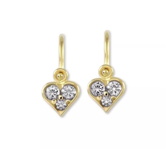 Detské zlaté náušnice 2329