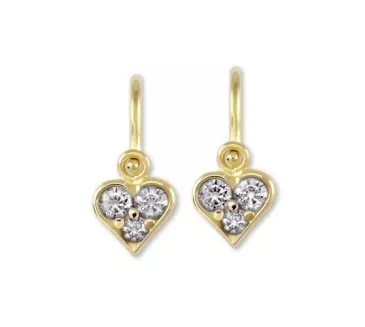 Detské zlaté náušnice 2329