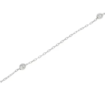 Náramok z bieleho zlata 1434