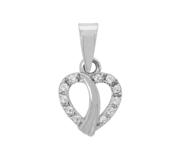 Prívesok z bieleho zlata 1485