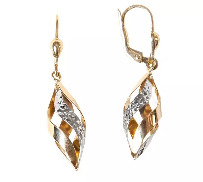 Zlaté náušnice 946