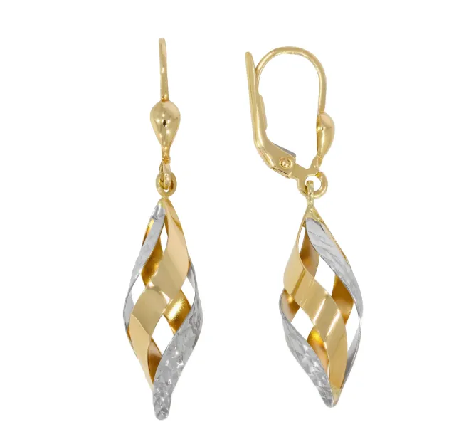 Zlaté náušnice 946