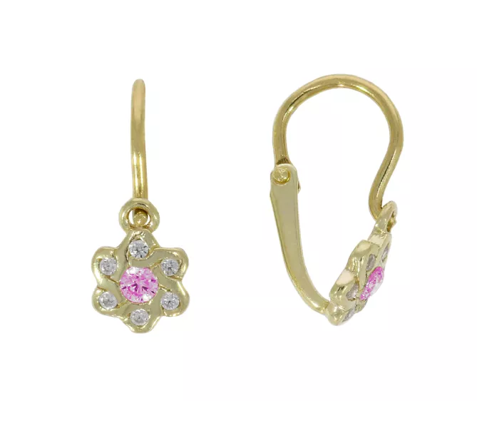 Detské zlaté náušnice 3319