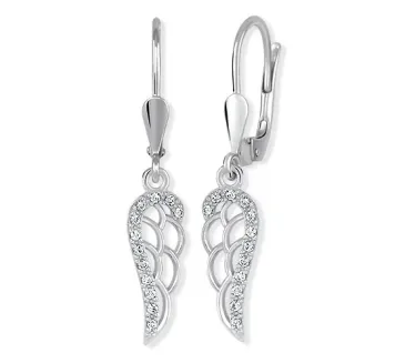 Náušnice z bieleho zlata 3993