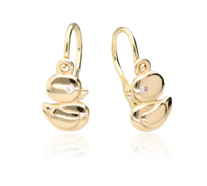 Detské  zlaté náušnice 3995