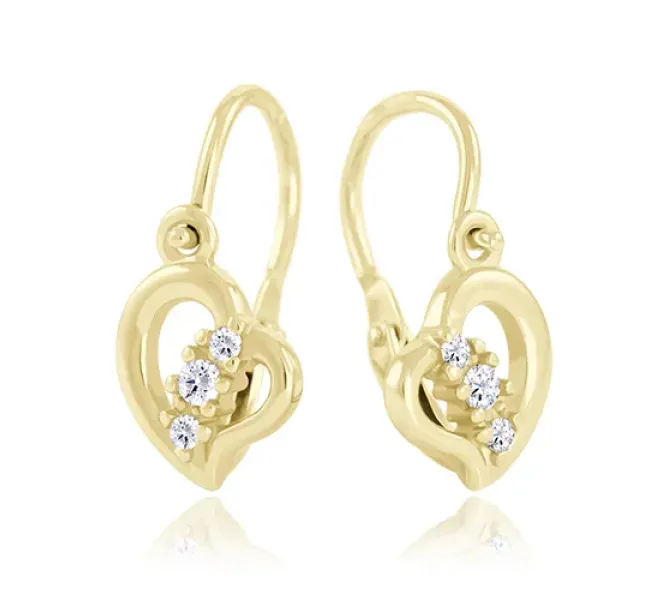 Detské zlaté náušnice 3997