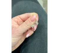 Detské náušnice z bieleho zlata 3992