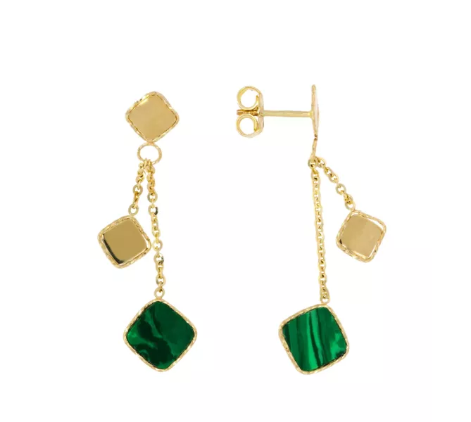 Zlaté náušnice 3651