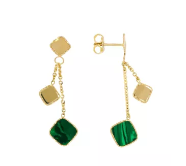 Zlaté náušnice 3651