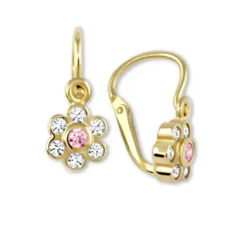 Detské  zlaté náušnice 4005