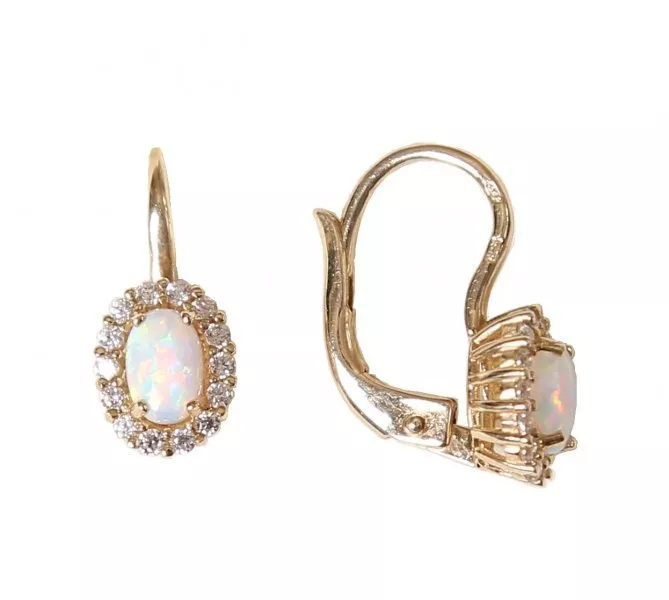 Zlaté náušnice 1006