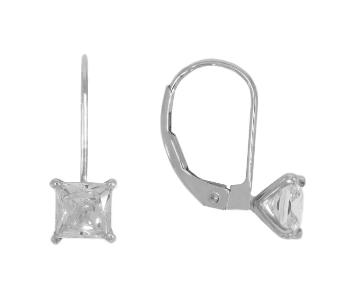 Náušnice z bieleho zlata 3315