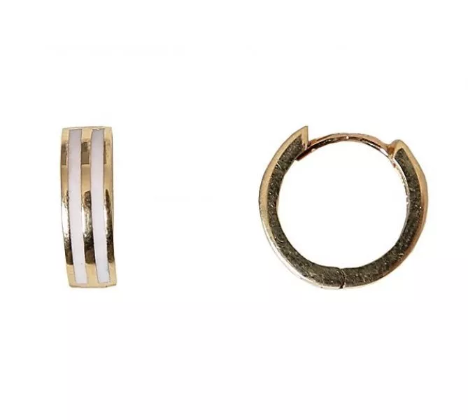 Zlaté náušnice 604