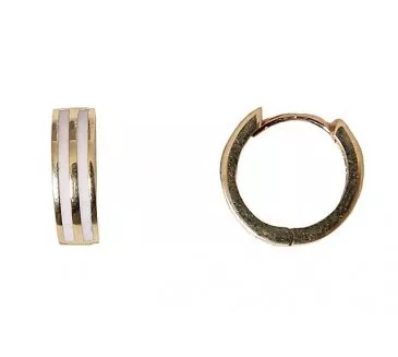 Zlaté náušnice 604