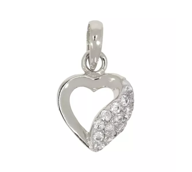 Prívesok z bieleho zlata 1336