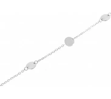 Náramok z bieleho zlata 960