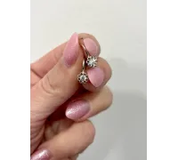 Náušnice z bieleho zlata 4010