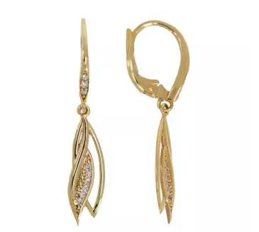 Zlaté náušnice 3308