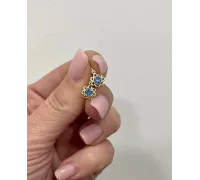 Detské zlaté náušnice 4355