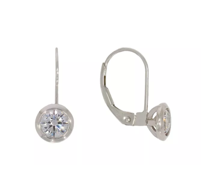 Náušnice z bieleho zlata 3312