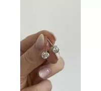 Náušnice z bieleho zlata 3312