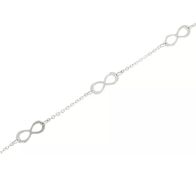 Náramok z bieleho zlata 1193