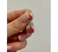 Detské náušnice z bieleho zlata 4358