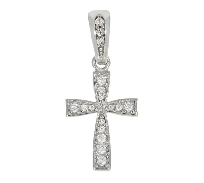 Prívesok z bieleho zlata 796