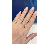 Diamantový zlatý prsteň 056