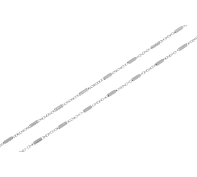 Retiazka z bieleho zlata 1114