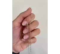 Retiazka z bieleho zlata 1214