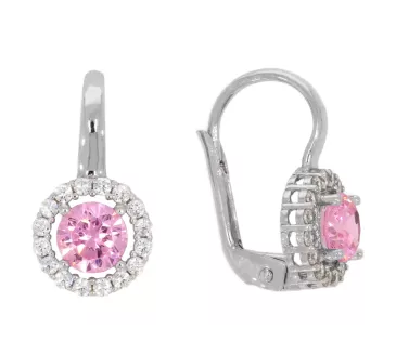 Náušnice z bieleho zlata 3642