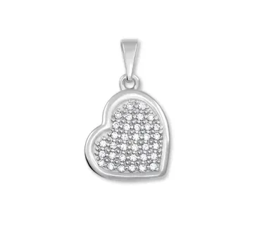 Prívesok z bieleho zlata 1506