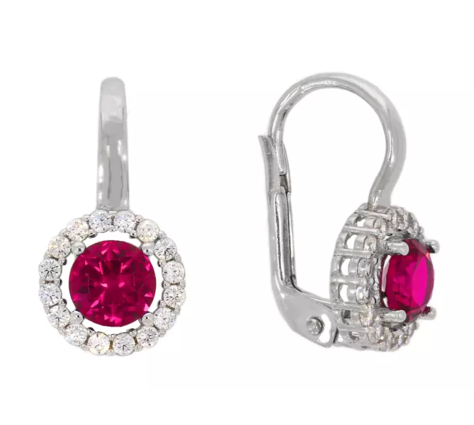 Náušnice z bieleho zlata 3675