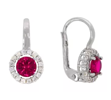 Náušnice z bieleho zlata 3675