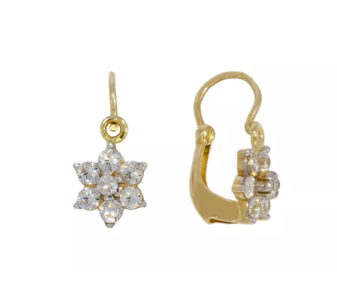 Detské zlaté náušnice 3332