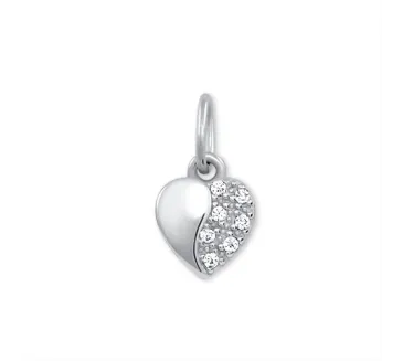 Prívesok z bieleho zlata 1507