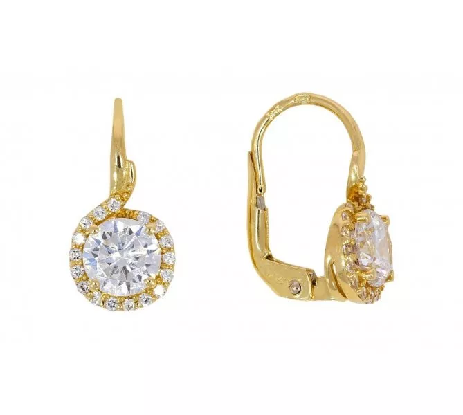 Zlaté náušnice 1860