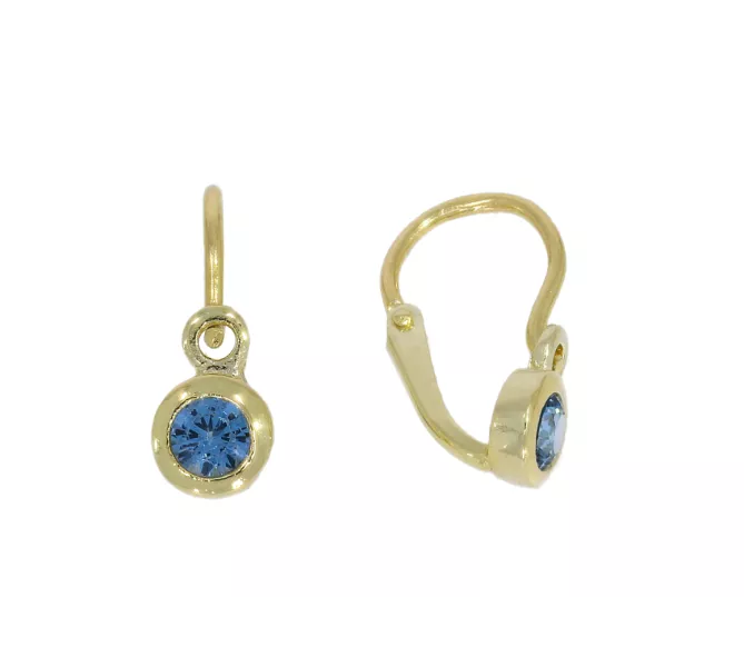 Detské zlaté náušnice 3330