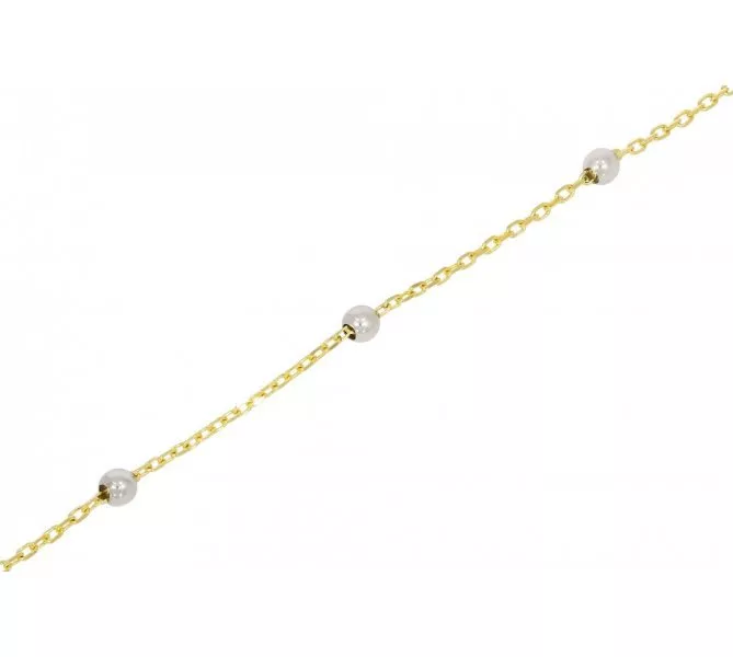 Zlatá retiazka na nohu 251