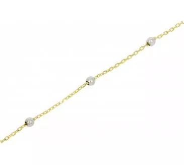 Zlatá retiazka na nohu 251